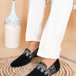 San Frissco Men's Black Casual Loafers-image-97
