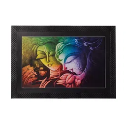 eCraftIndia Multicoloured Radha Krishna UV Wall Art-picture-33