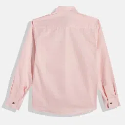 CHARCHIT Boys Pink Cotton Solid Shirt image 2