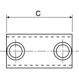 RS PRO Joint Clamp Connecting Component, Strut Profile Type 2, Round Tube Size Type 2  2863358 image 4