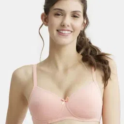 Jockey Peach Cotton T-Shirt Bra-image-18