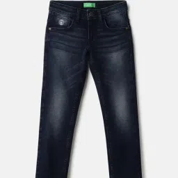 United Colors of Benetton Boys Blue Washed Jeans-picture-39