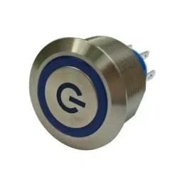 RS PRO Illuminated Push Button Switch Momentary 25.2 mm SPDT Blue LED 250 V AC, 1759065-picture-20