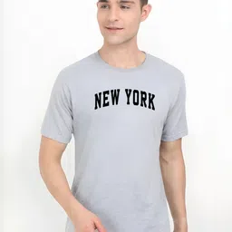 SZN Men Round Neck Typography Printed T-shirt-image-61