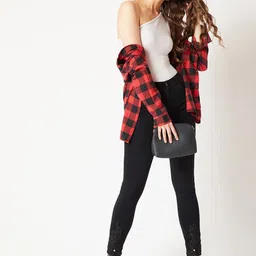 Miss Chase Women Black Slim Fit High-Rise Clean Look Jeans image 3