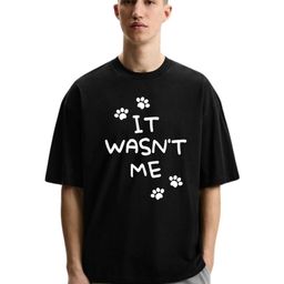 Fashnobic Men Typography Printed Round Neck Cotton Oversized T-shirt-picture-43