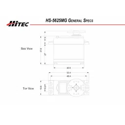 HiTec HS-5625MG High Speed, Metal Gear Digital Sport Servo image 2