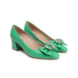 Lavie women Embellished Party Block Pumps-picture-23