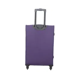 Aristocrat Nile Purple 4 Wheel Medium Soft Cabin Trolley - 42 cm image 4