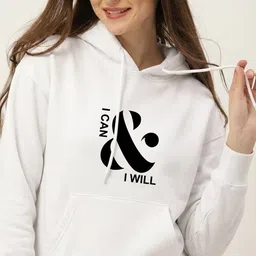 Snowdrip Women Printed Hooded Sweatshirt-picture-32
