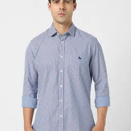 Van Heusen Sport Men Slim Fit Checked Casual Shirt-picture-30