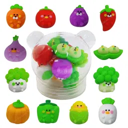 FunBlast Eraser Vegetables Erasers for Kids Pack of 12 - Multicolour-picture-11