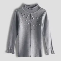 YK Girls Woollen Pullover-picture-10