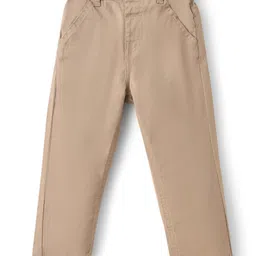 Mark & Mia Full Sleeves Printed Party Wear Shirt with Trouser Set with Suspender & Bow - Navy & Beige image 4