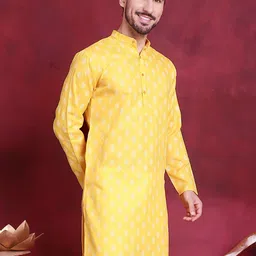Jompers Men Floral Printed Kurta image 2
