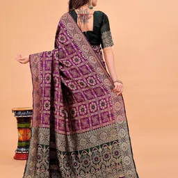 Florence Woven Design Zari Kanjeevaram Saree image 3