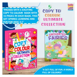 hellofriend books 5-in-1 Ultimate Early Learning Copy of Colouring Activity Books for Kids, Children and Toddlers (Pack of 5) - English image 5