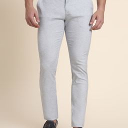 Greenfibre Men Mid-Rise Slim Fit Trousers-picture-39