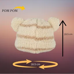Tomorrow Fashion Unisex Multicoloured Wool Caps image 4