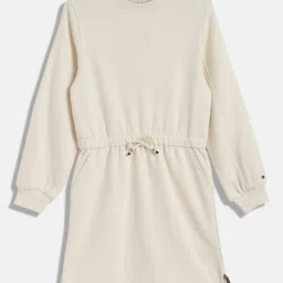 Tommy Hilfiger Girls Round Neck A-Line Dress-picture-54