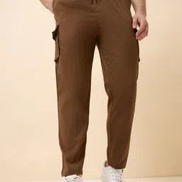 Status Quo Men Mid-Rise Cargo Track Pants-picture-38