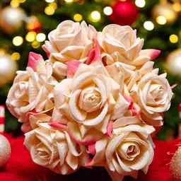 CHRONEX Women Artificial Flower Hair Juda image 5