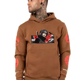 RHINO CULT Itachi Men Graphic Printed Hooded Cotton Sweatshirt-picture-19