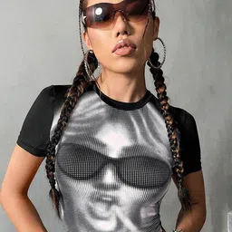 Stylecast X Slyck Printed Crop Top-picture-26