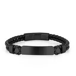 SANTA BARBARA POLO & RACQUET CLUB Men Leather Cuff Bracelet-picture-14