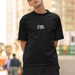 TheBTclub Men Activchill Graphic Printed Round Neck Cotton Oversized T-shirt-picture-31