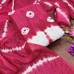 HMP Fashion Bnadhani Printed Unstitched Dress Material-picture-13