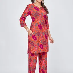 Moda Rapido Women Viscose Rayon Co-Ords image 3