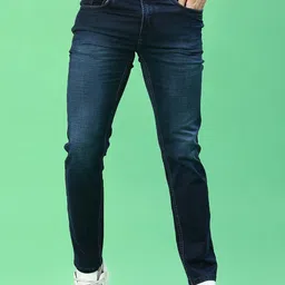 V-Mart Men Slim Fit Mid-Rise Light Fade Stretchable Jeans-image-88