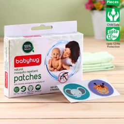 Babyhug Waterproof Natural Mosquito Repellent Patches - 12 Pieces-picture-23