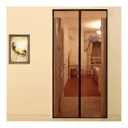Lifekrafts Mosquito Screen Door Net Curtain with Magnets - Brown-picture-18