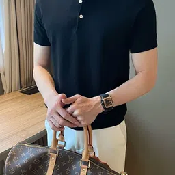 StyleCast x Revolte Men Solid Henley Neck T-shirt-picture-39