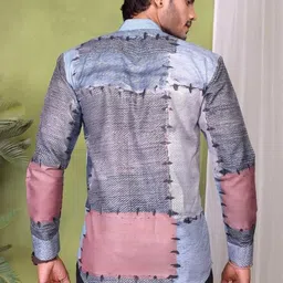 shreeram Men Multi Straight Cotton Kurtas image 3