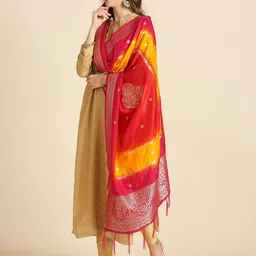Dupatta Bazaar Ethnic Motifs Woven Design Dupatta image 1