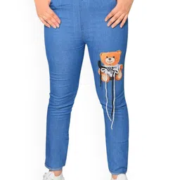 STYLOKAT Girls Comfort Slim Fit Mid-Rise Clean Look Jeans-picture-46