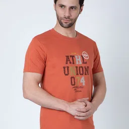 Sparky Men Typography Printed Applique T-shirt image 4