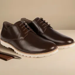 Ruosh Men Brown Leather Casual Shoes-image-74