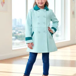 Naughty Ninos Girls Double Breasted Hip Length Pea Coat-picture-25