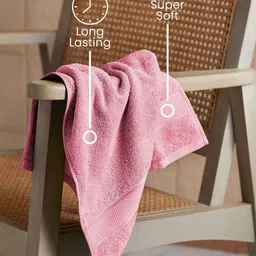 Boutique Living India Set Of 2 Self Design Pure Cotton Hand Towels image 4