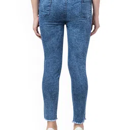 Ira Collections Women Comfort Skinny Fit Mid-Rise Heavy Fade Stretchable Jeans image 3