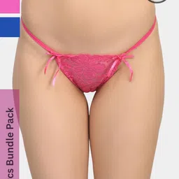 ZERJAMA Women Red Briefs-image-3