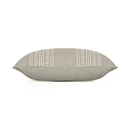 ANWYN Camel Brown & Off White Set of 3 Embroidered Square Cushion Covers image 5