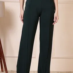 All About You Formals Women Loose Fit High-Rise Wrinkle Free Trousers-picture-29