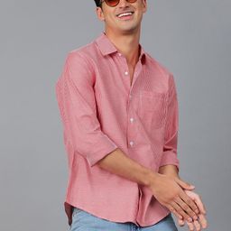 Stylecast X Kotty Micro Checks Spread Collar Long Sleeves Casual Shirt-picture-49