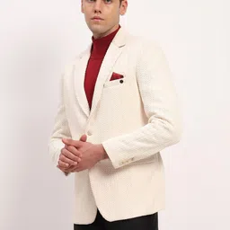 Global Republic Notched Lapel Single-Breasted Blazers image 5