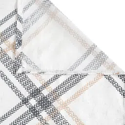 HOSTA HOMES White & Grey Geometric Printed 300 TC King Bedsheet Set 2.28 m X 2.54 m image 4